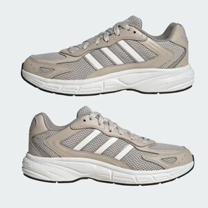 Adidas Gray and White Sneakers